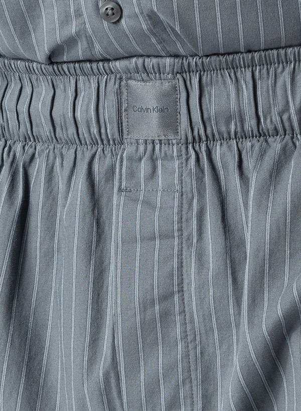 Calvin Klein Underwear, Pyjama, Baumwolle, grau gestreift