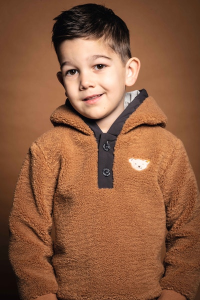 Sweatshirt, hellbraun für Jungs