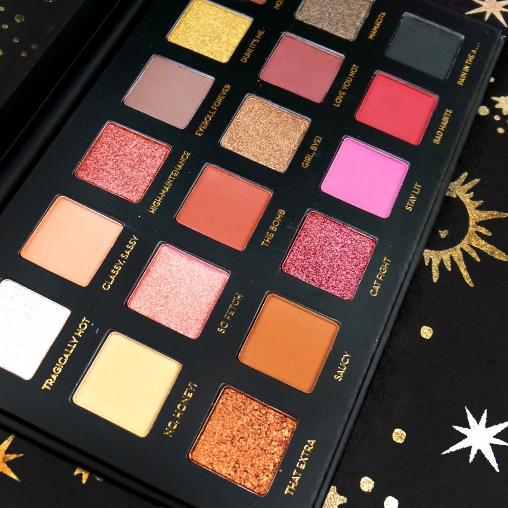 Paleta cieni do powiek Rude Cosmetics RUDE Too Much Drama 18