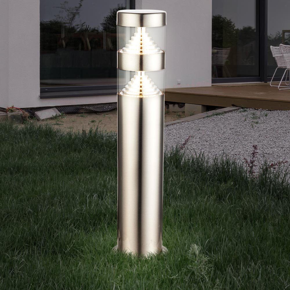 etc-shop Sockelleuchten, LED-Leuchtmittel fest verbaut, Sockelleuchte LED Außenlampe Gartenstrahler Stehlampe, Hof