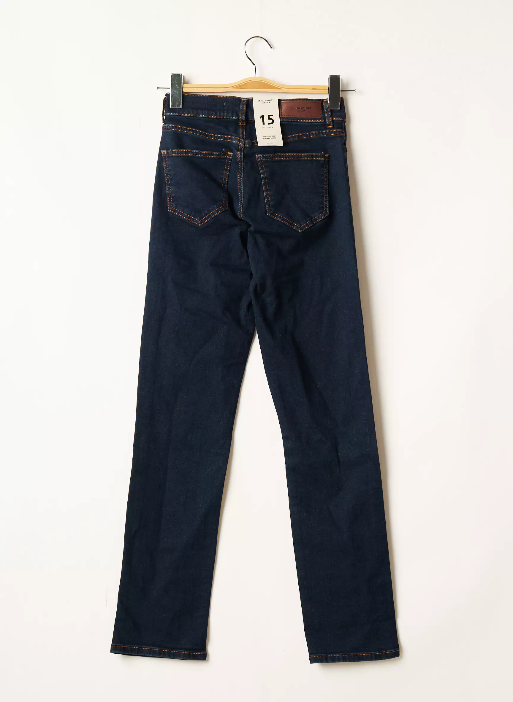 Vero Moda Jeans Coupe Slim Femme couleur bleu