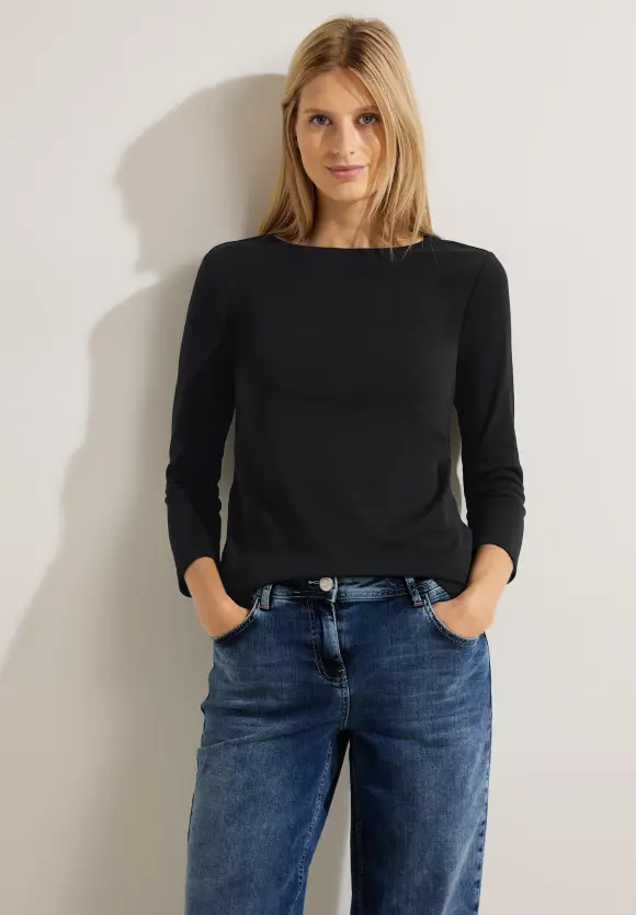 CECIL Basic Shirt in Unifarbe