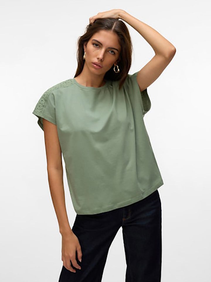 Vero Moda Shirt in Grün günstig kaufen