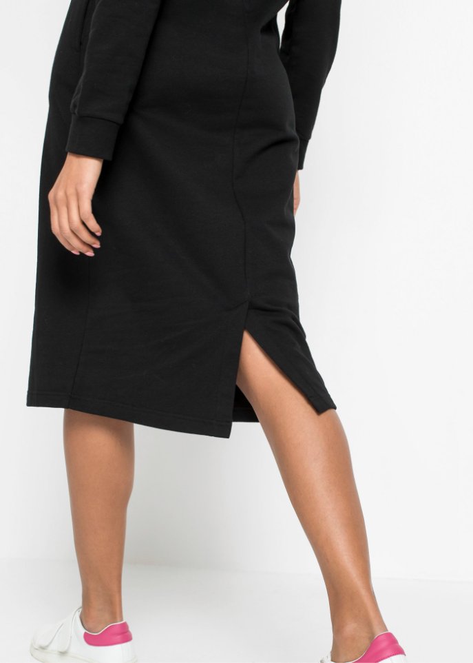 Sweatkleid mit Streifen