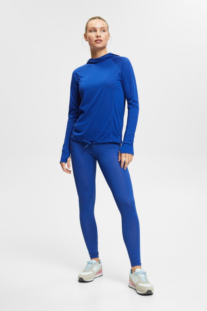 Longsleeve mit Kapuze, LENZING™ ECOVERO™