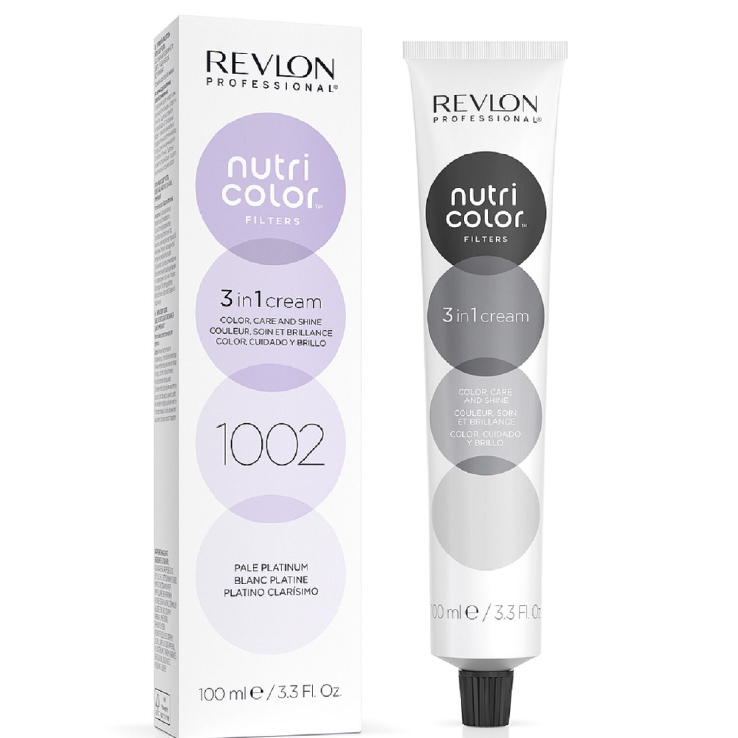 revlon professional Soin Repigmentant 1002 Blanc Platine NUTRICOLOR - Cheveux Colorés - 100 ml