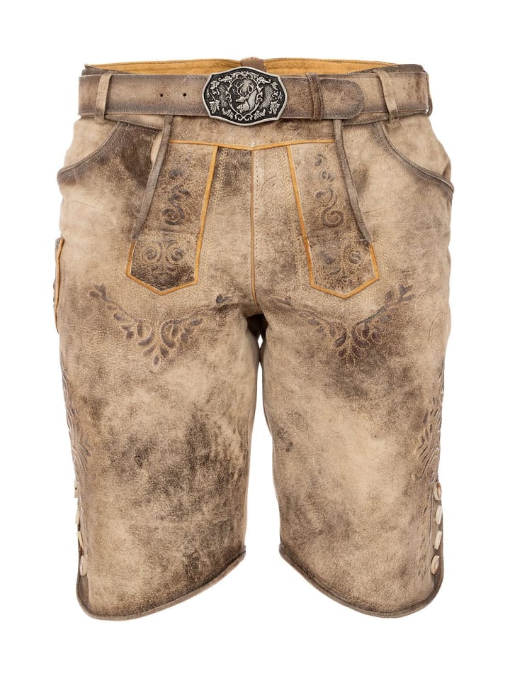 MADDOX Lederhose RONN in hellbraun günstig kaufen