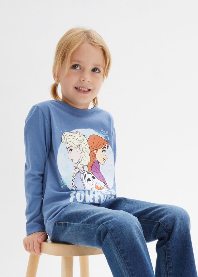 Mädchen Langarmshirt Frozen