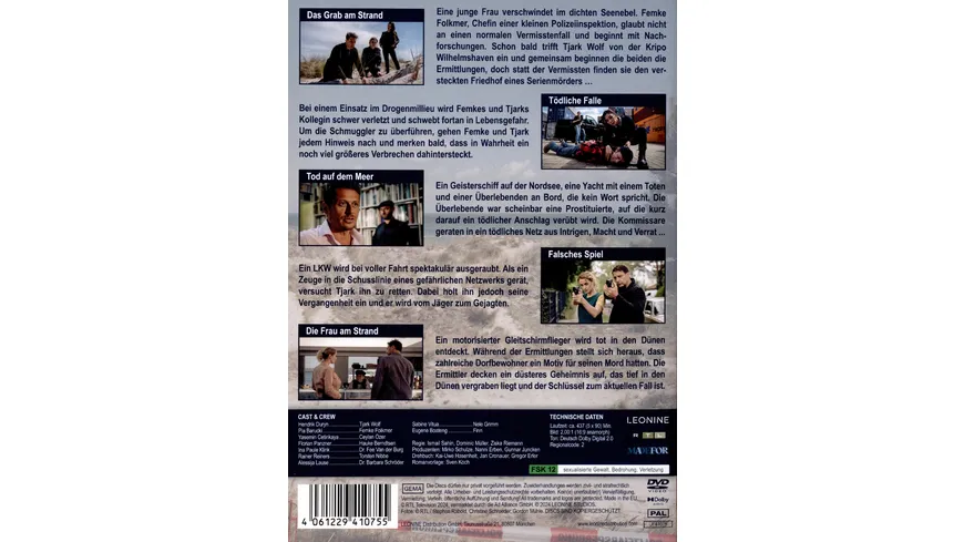 Dünentod - Ein Nordsee-Krimi  [3 DVDs]