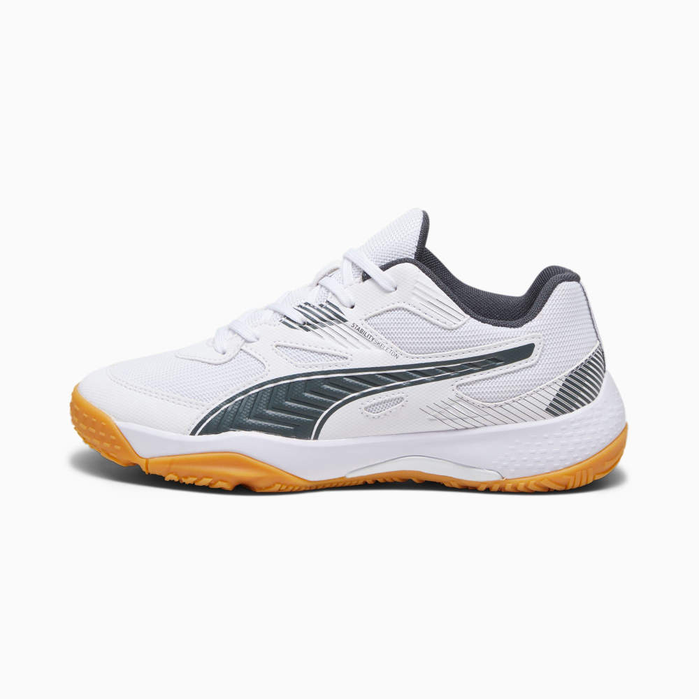 PUMA Solarflash II Hallen Sportschuhe Teenager 106883_07 / weiss