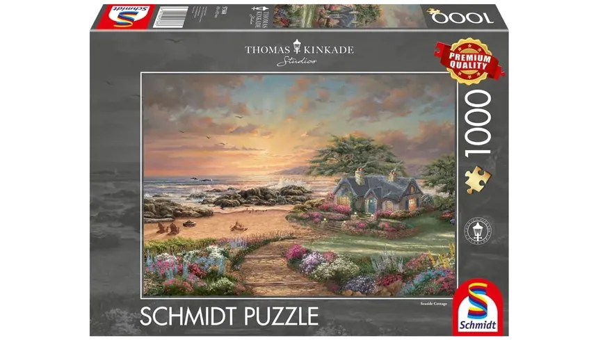 Schmidt Spiele - Thomas Kinkade Studios: Seaside Cottage, 1.000 Teile Puzzle
