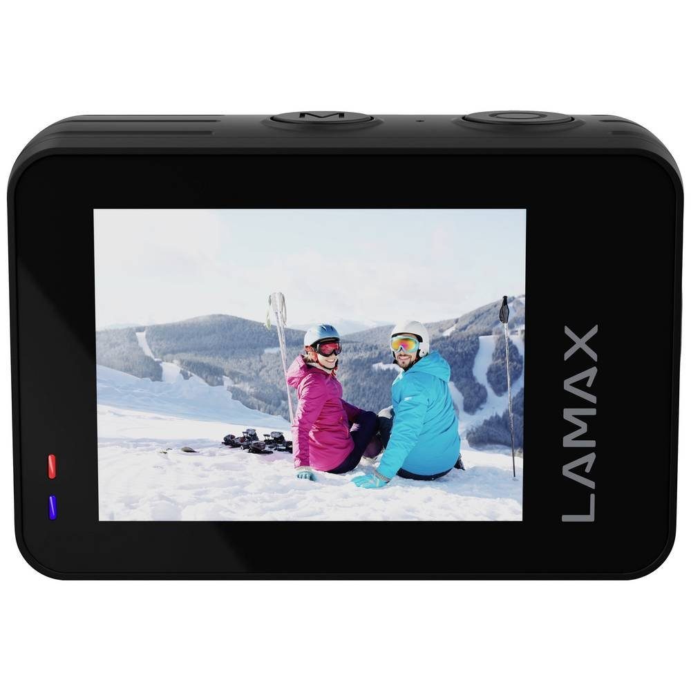 LAMAX Action Cam W10.1 Action Cam (4K, Bildstabilisierung, Dual-Display, Wasserfest, Touch-Screen)