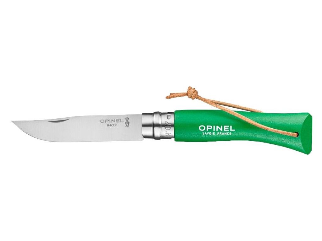 Opinel Colorama RVS N°07 grünes Taschenmesser