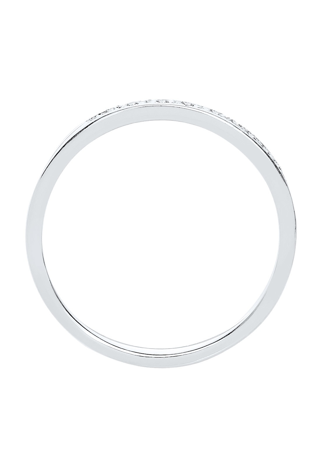 Anello da donna classico Elli DIAMONDS con diamante (0,04 ct.) in argento sterling 925