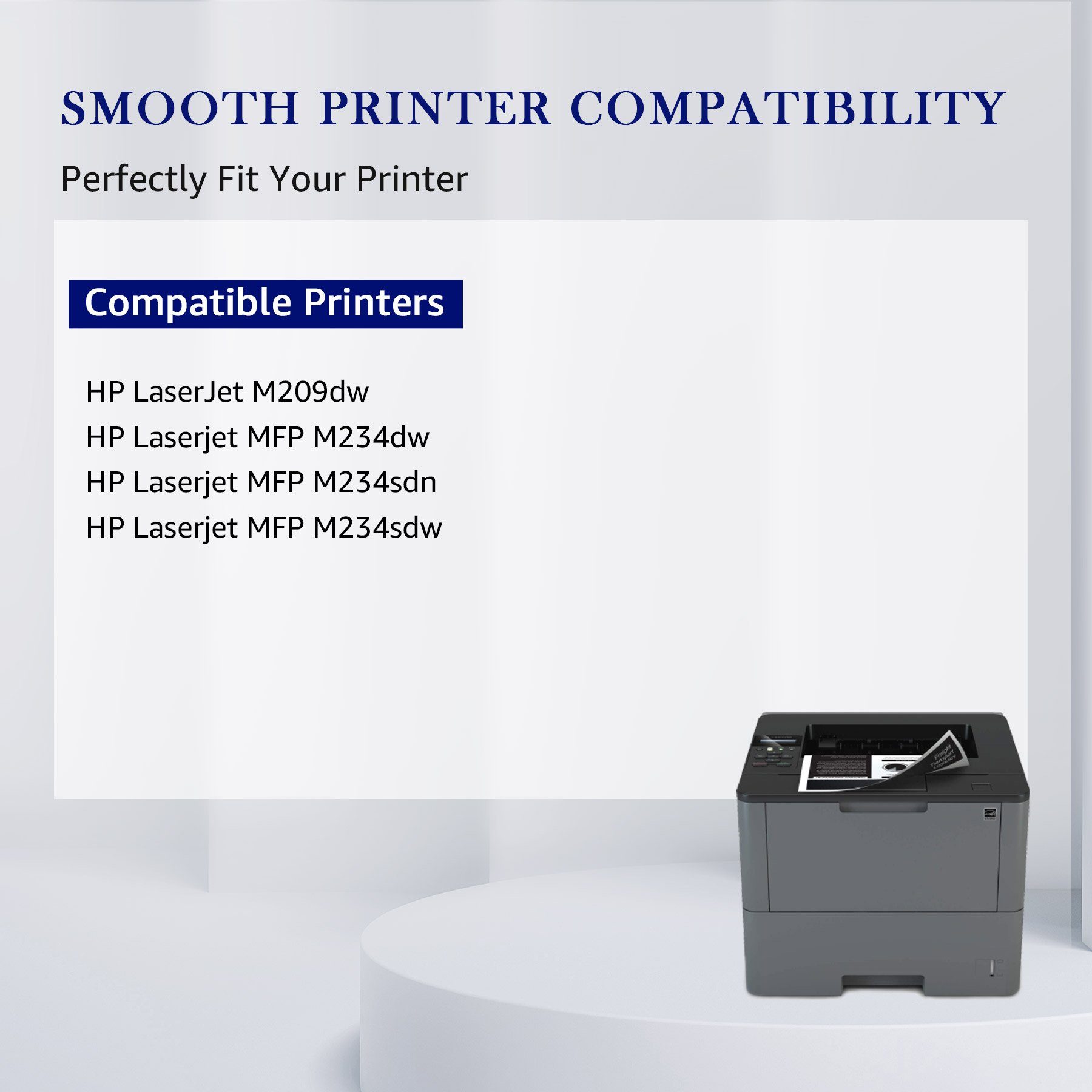 MOOHO Tonerpatrone 2er W1350A Toner Ersatz für HP 135A, (für HP LaserJet M 209 DW), Laserjet MFP M 234 DW M 234 SDN M 234 SDW