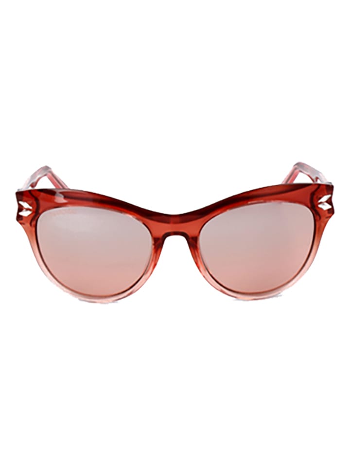 Swarovski Damen-Sonnenbrille in Rot/ Rosa günstig kaufen 51