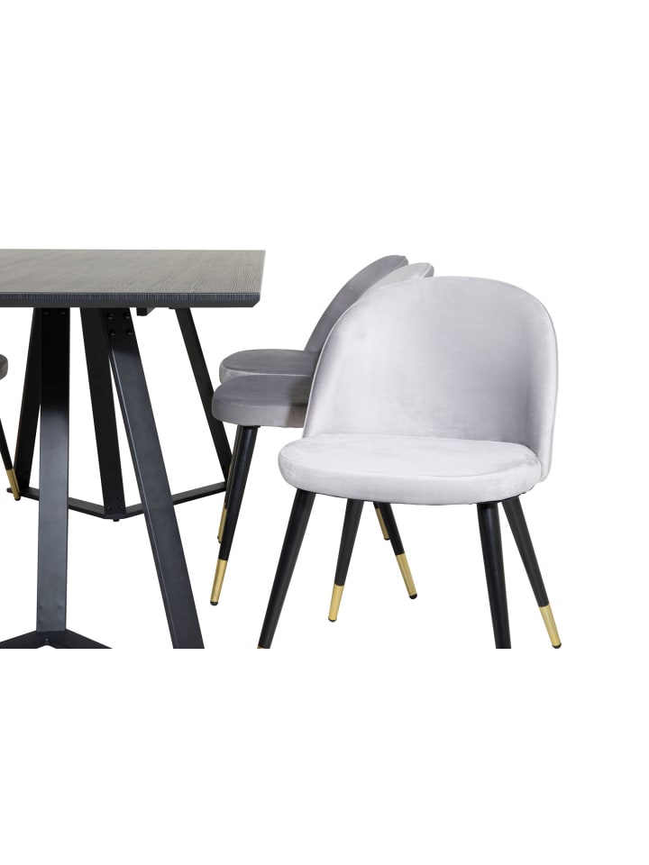 ebuy24 Essgruppe Marina 23 (7-teilig) Hellgrau 90 x 180 cm günstig kaufen onesize