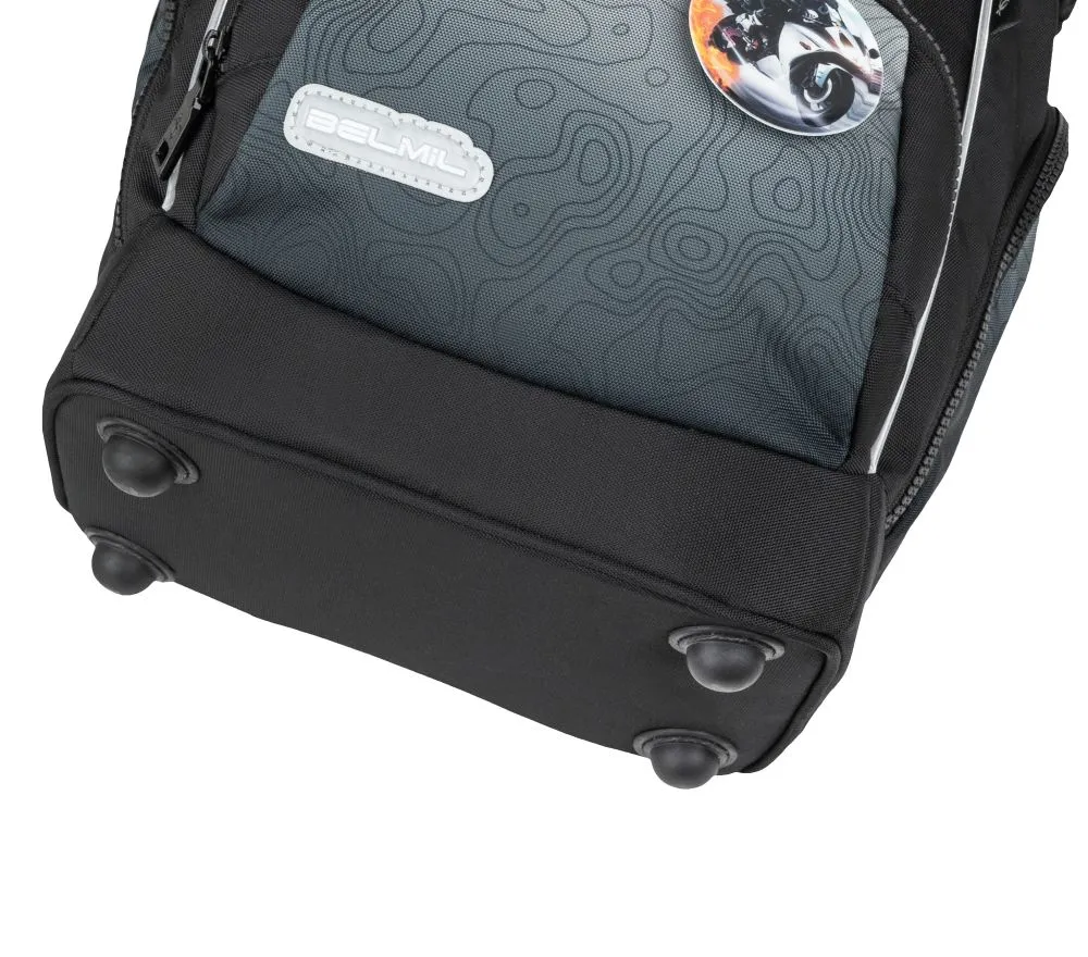 Belmil Premium Comfy Plus Schulra﻿nzen-Set 5-tlg - Black Grey