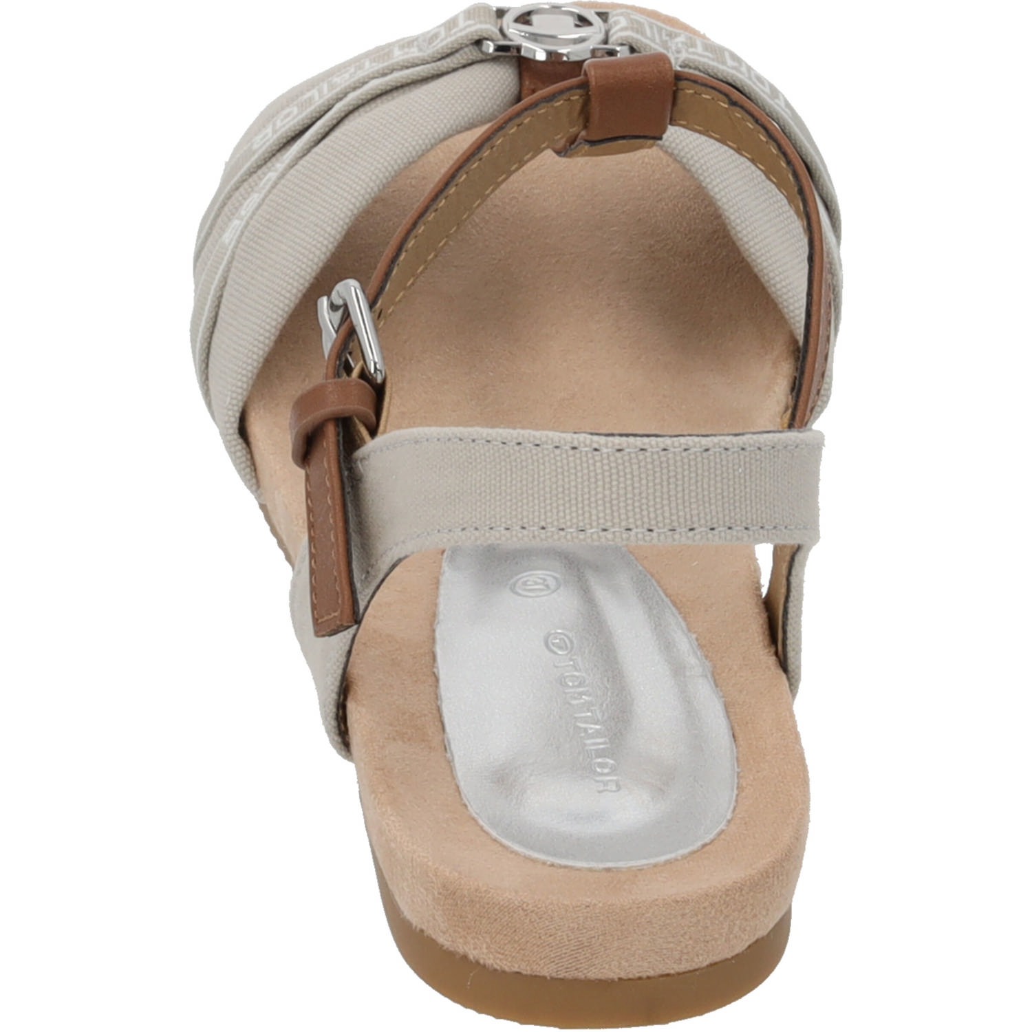 Tom Tailor 5390220008, Keilsandaletten, Damen, Beige