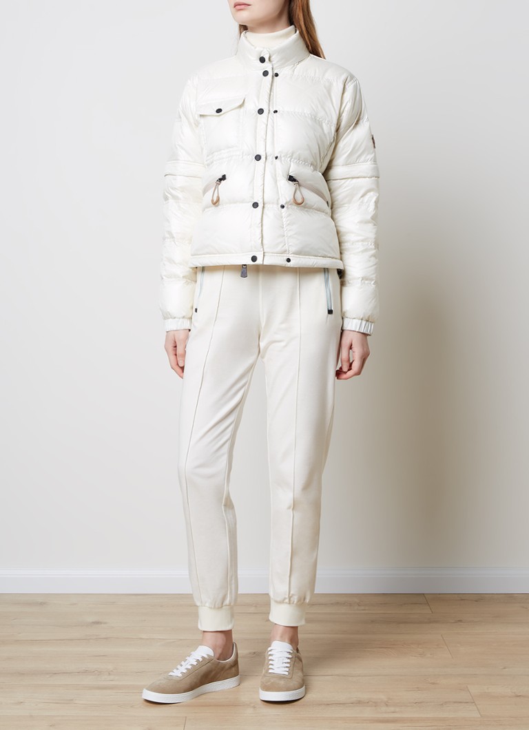 Doudoune Moncler avec garnissage en duvet et capuche