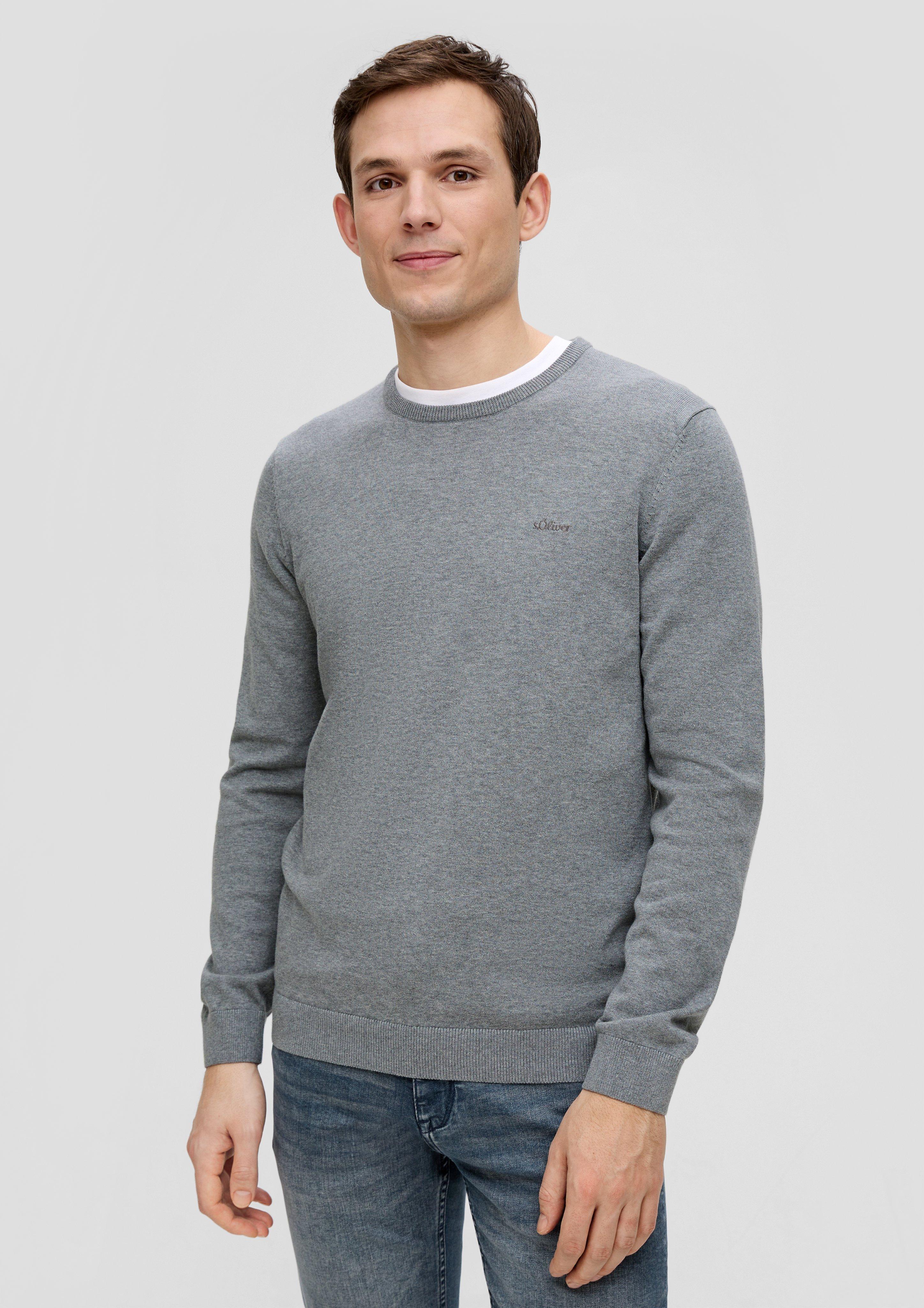 Strickpullover mit Logo-Stickerei  2143173-92W0
