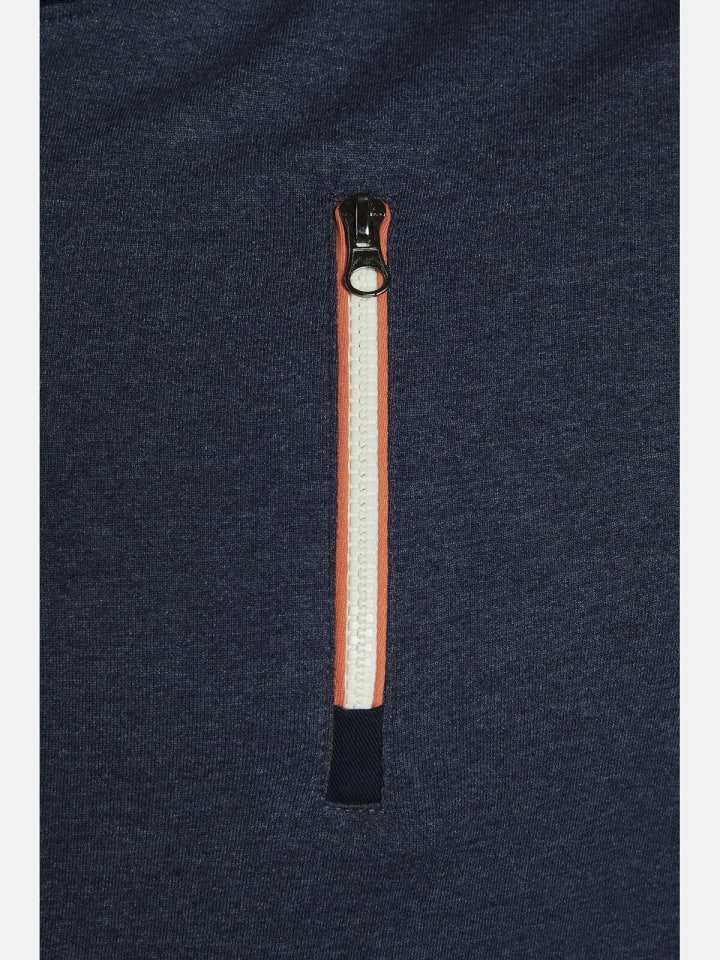Charles Colby Sweatshirt EARL PADRIC in dunkelblau melange günstig kaufen