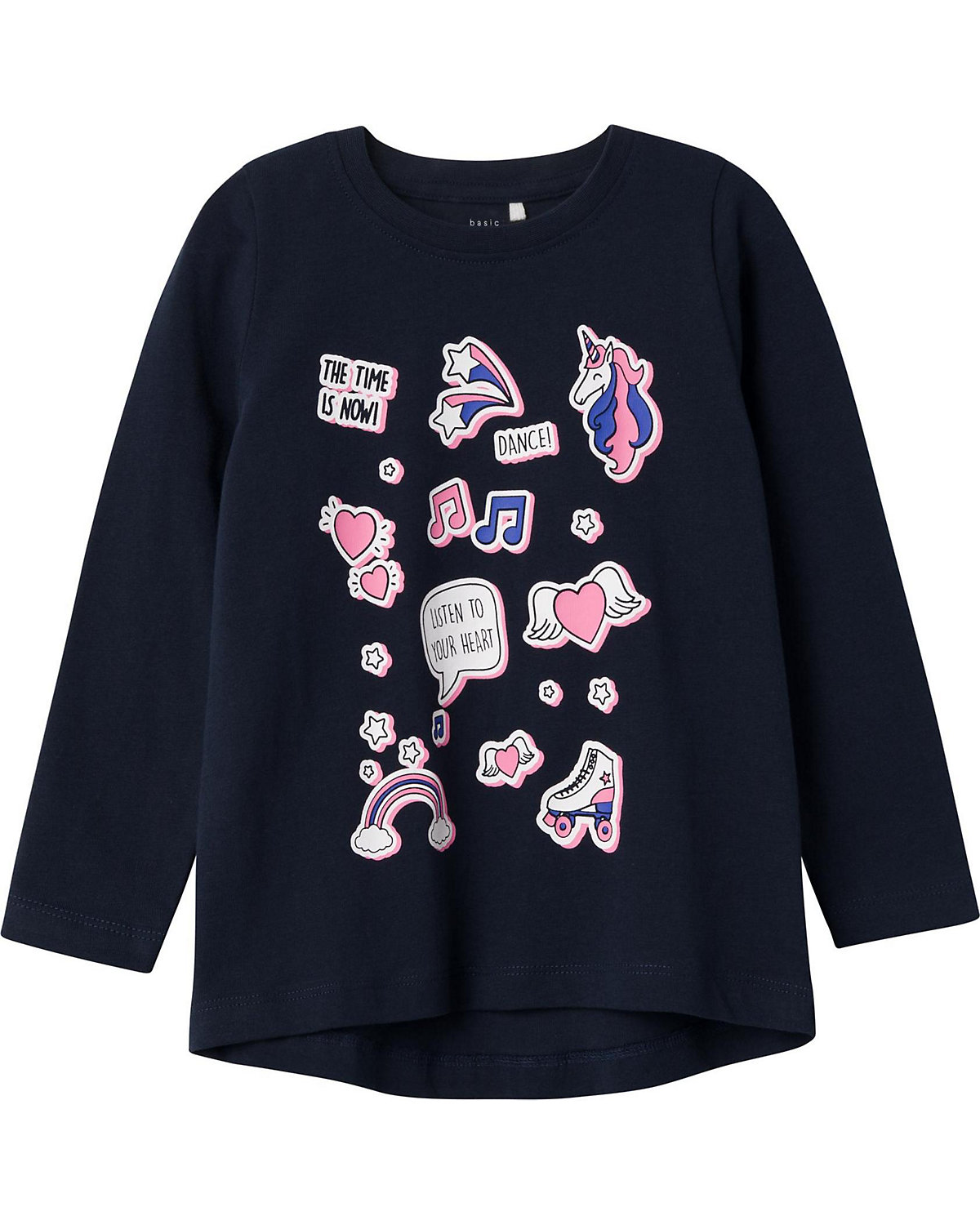 Langarmshirt NMFVIOLET für Mädchen