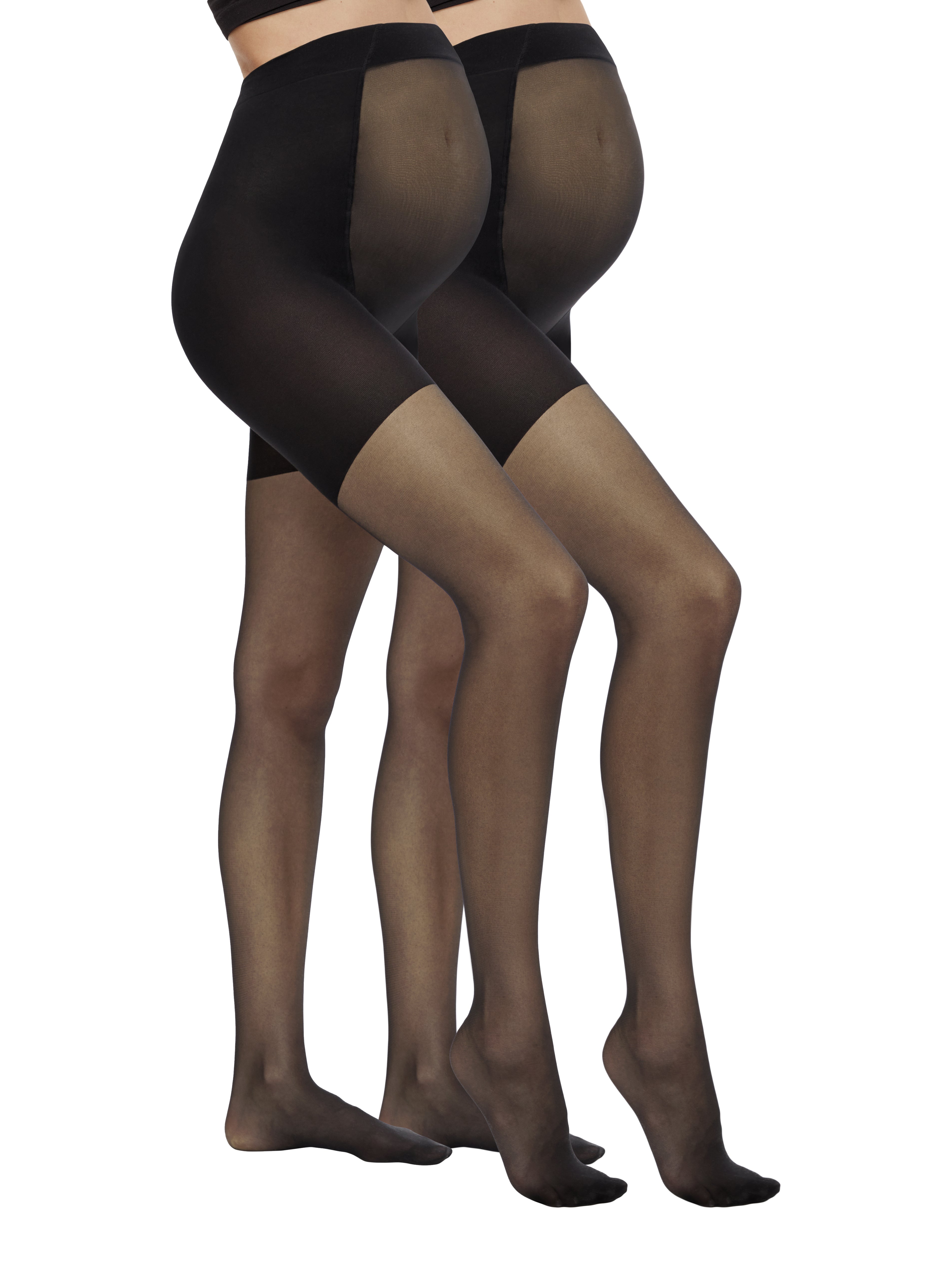 2er-Pack Umstands-Strumpfhose