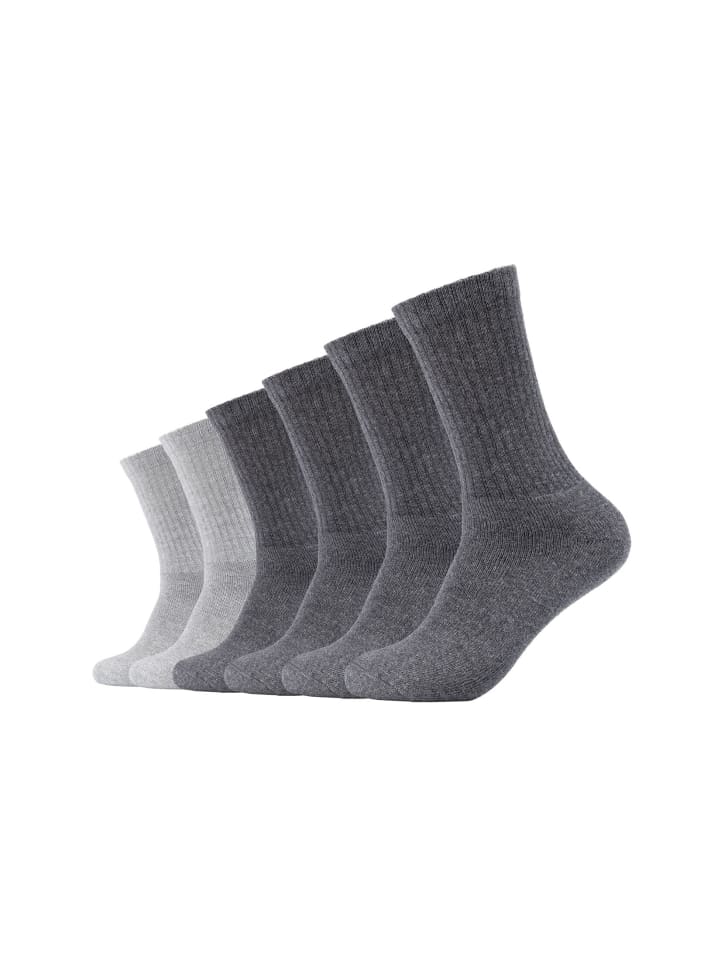 S. Oliver Tennissocken 6er Pack essentials in Grau günstig kaufen