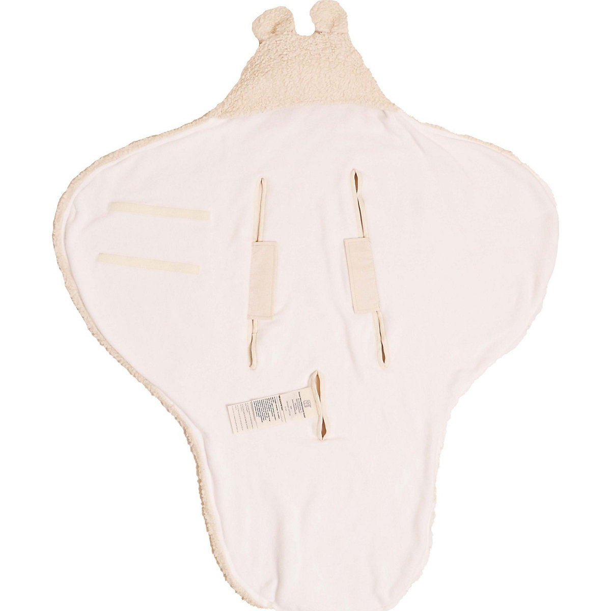 Einschlagdecke Teddy Organic Bio, cream