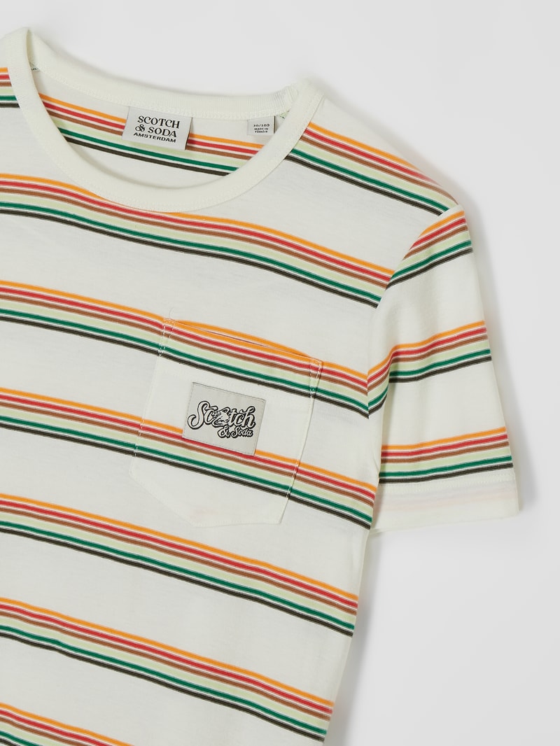 T-Shirt aus Bio-Baumwolle in offwhite
