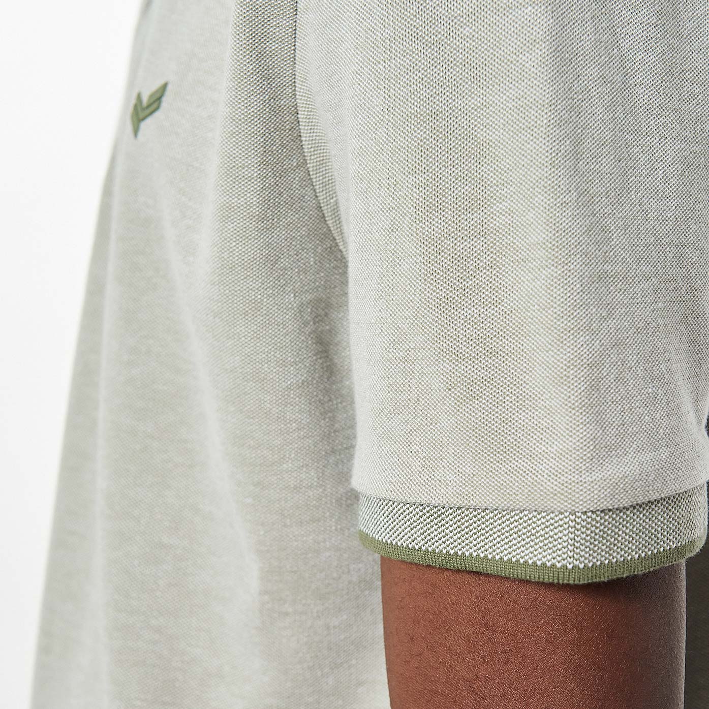 CHRIS  Polo kaki Homme