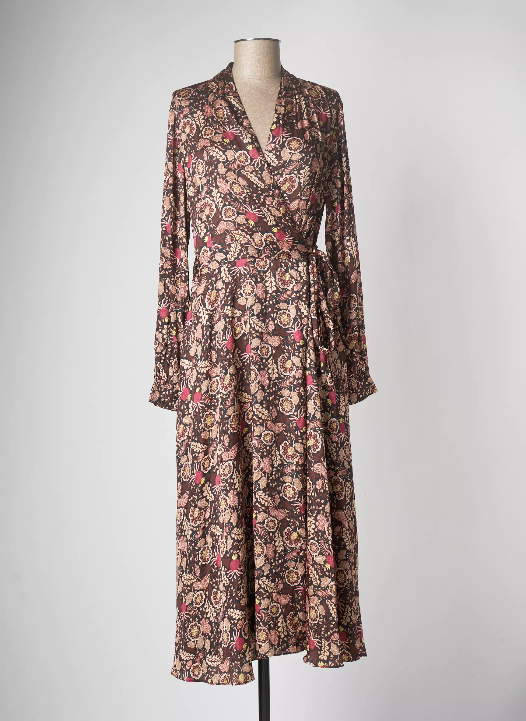 Scotch Soda Robes Mi Longues Femme couleur marron