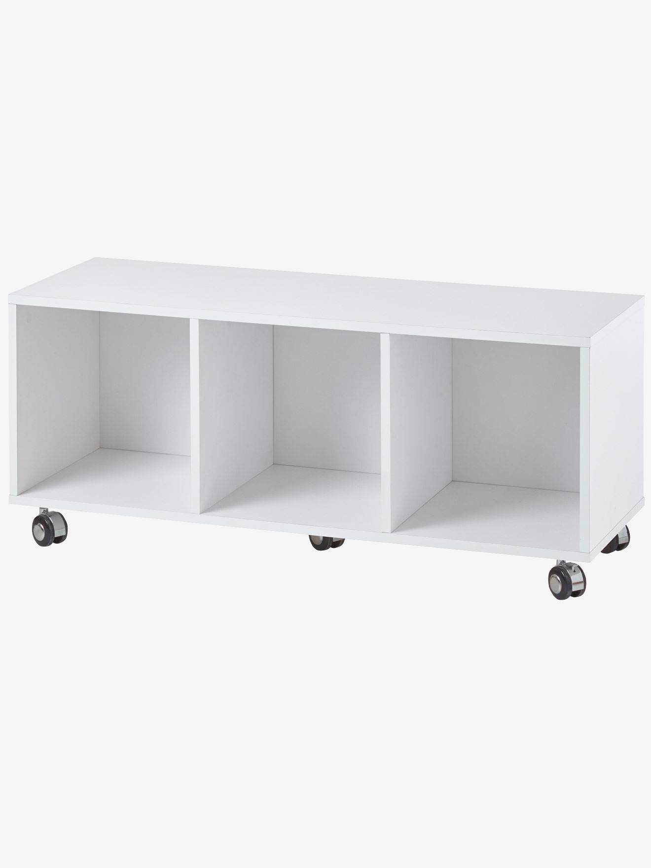 Vertbaudet Kinderzimmer Sideboard mit Rollen - weiß