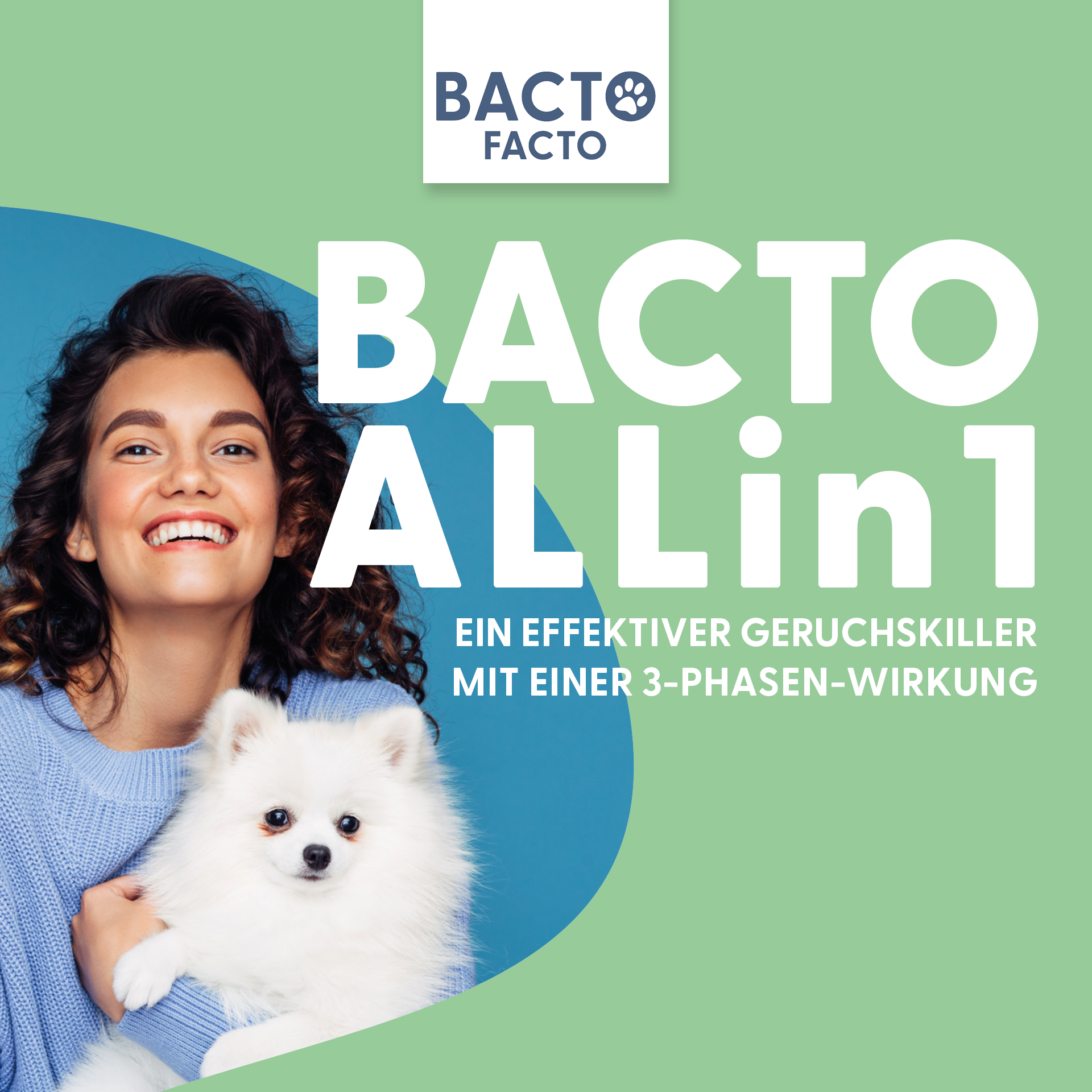 BactoFacto Käfigreinigung & Hygiene BactoFacto ALLin1 250ml Geruchsentferner Konzentrat zum Anmischen von 500ml