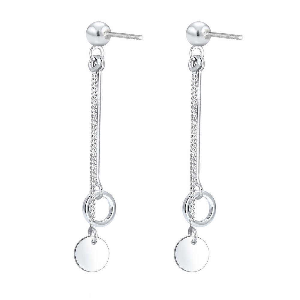 Elli Elli by Julie & Grace Boucles d'Oreilles Cercle Boucles d'Oreilles Femme - Argent Boucles d'oreilles