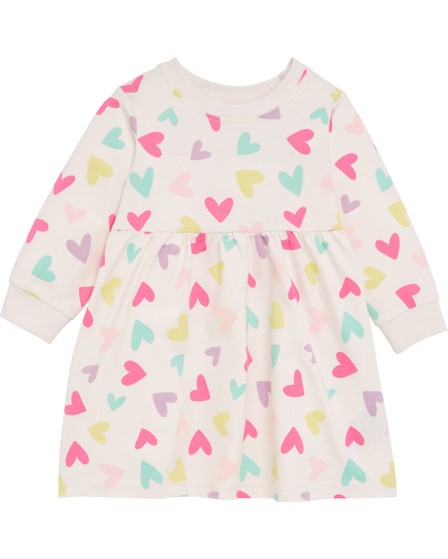 Kleid Herzmuster