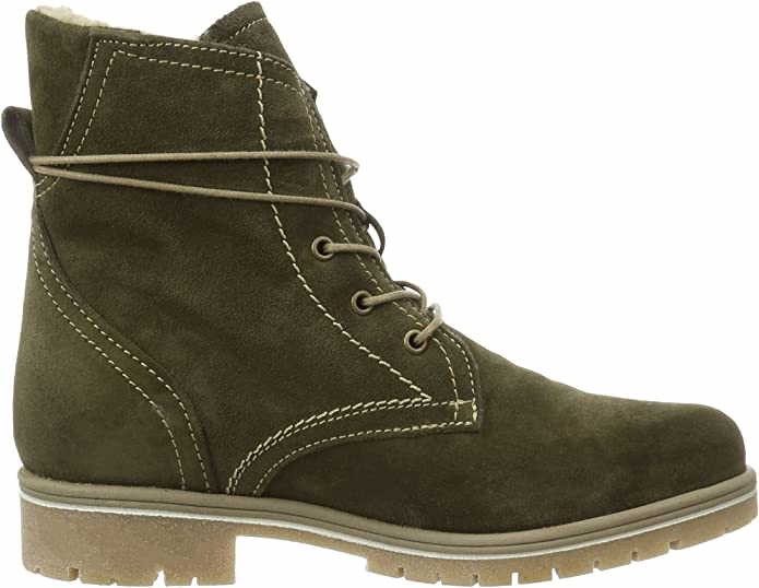 TAMARIS Schnür-Stiefeletten grün Da.-Stiefel
