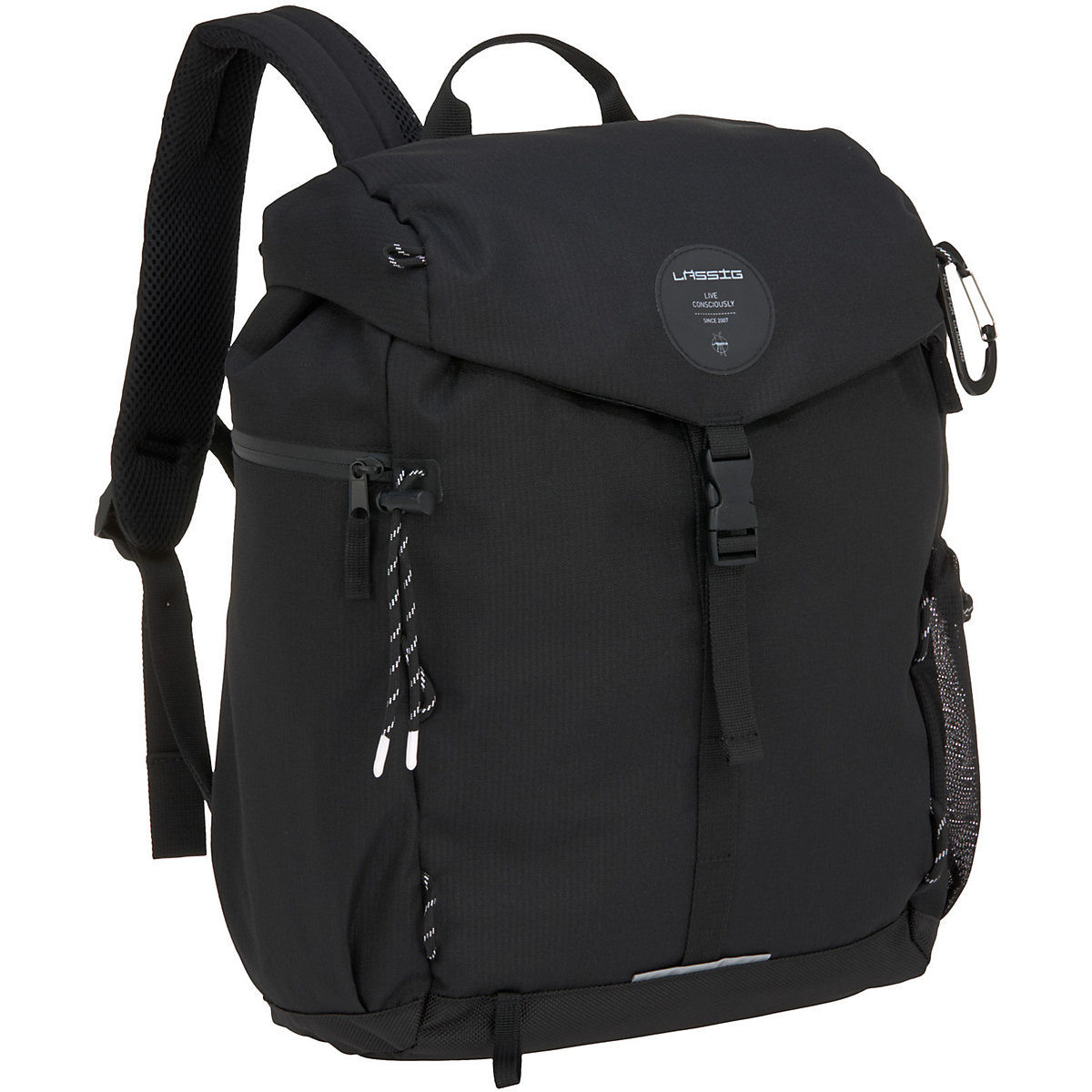 Wickelrucksack Outdoor schwarz, inkl. Zubehör & Wickelunterlage