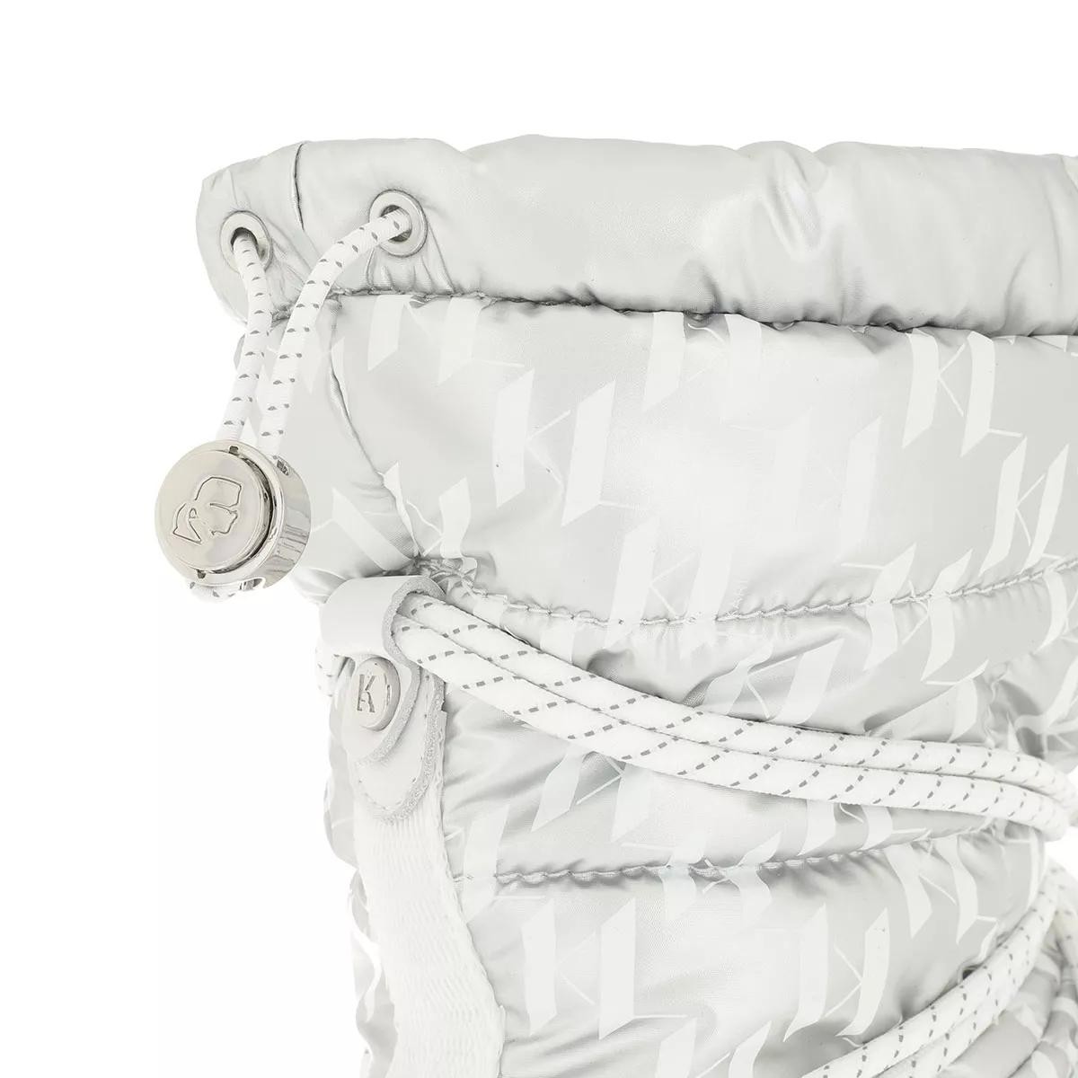 LAGERFELD Stiefeletten silber Winterstiefel