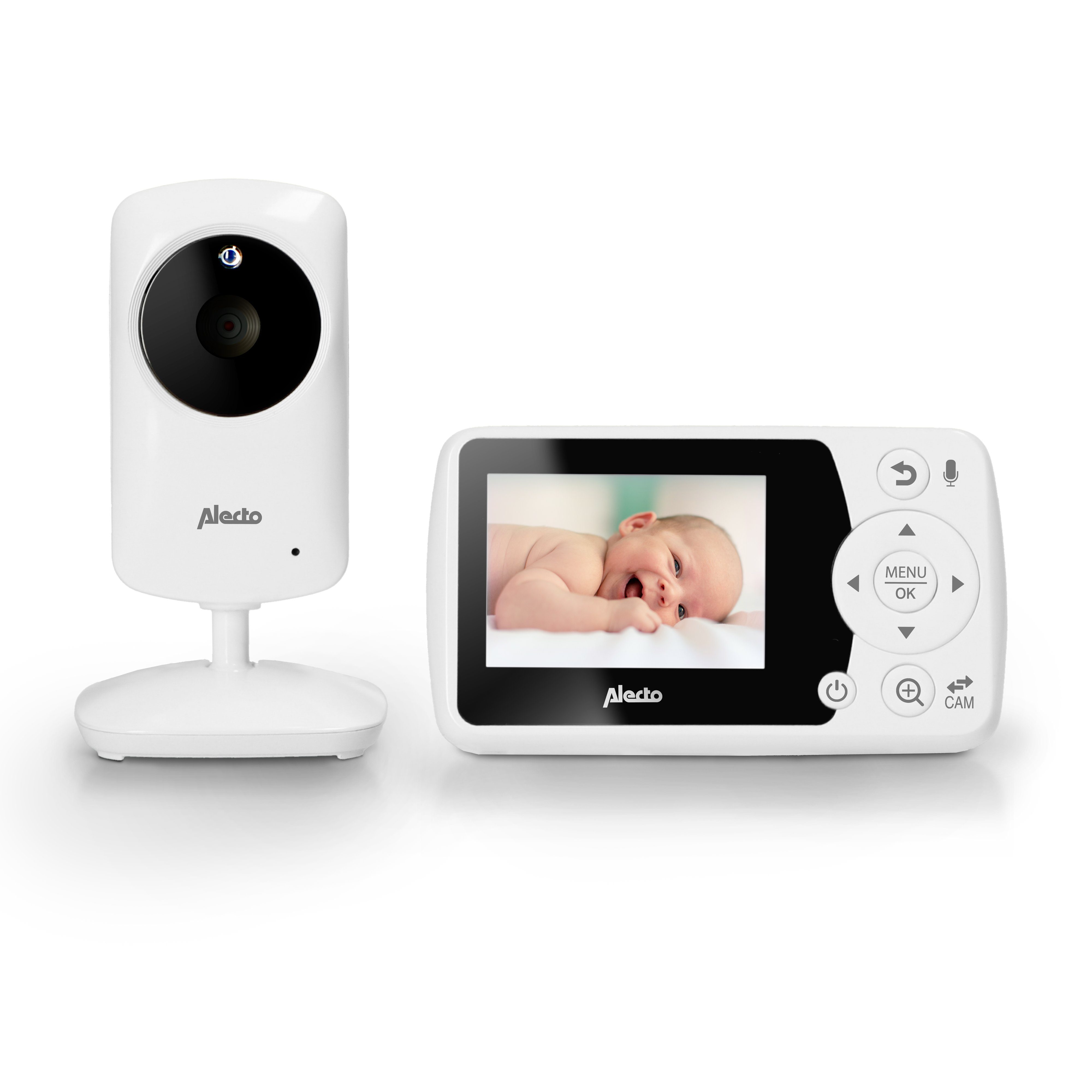 Alecto Video-Babyphone DVM-64, 1-tlg., Babyfon mit Kamera