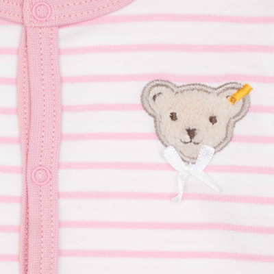 Strampler langarm, rosa für Mädchen