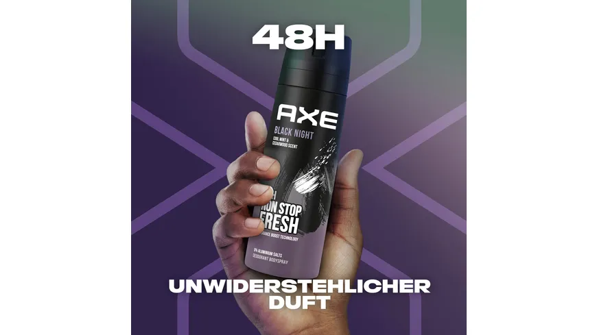 AXE Deospray Black Night ohne Aluminium 150 ml