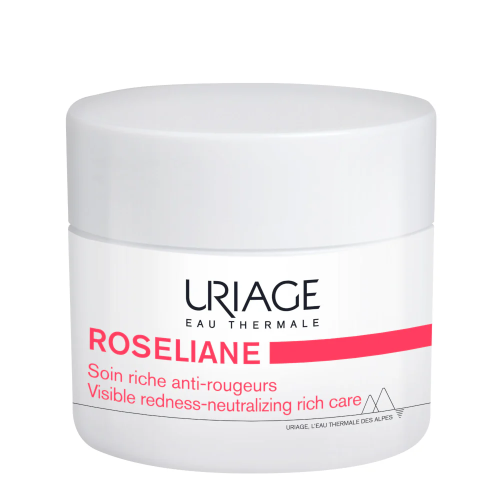 ROSÉLIANE Creme Rico Anti-Vermelhidão - Creme Facial Suavizante para Uso Diurno