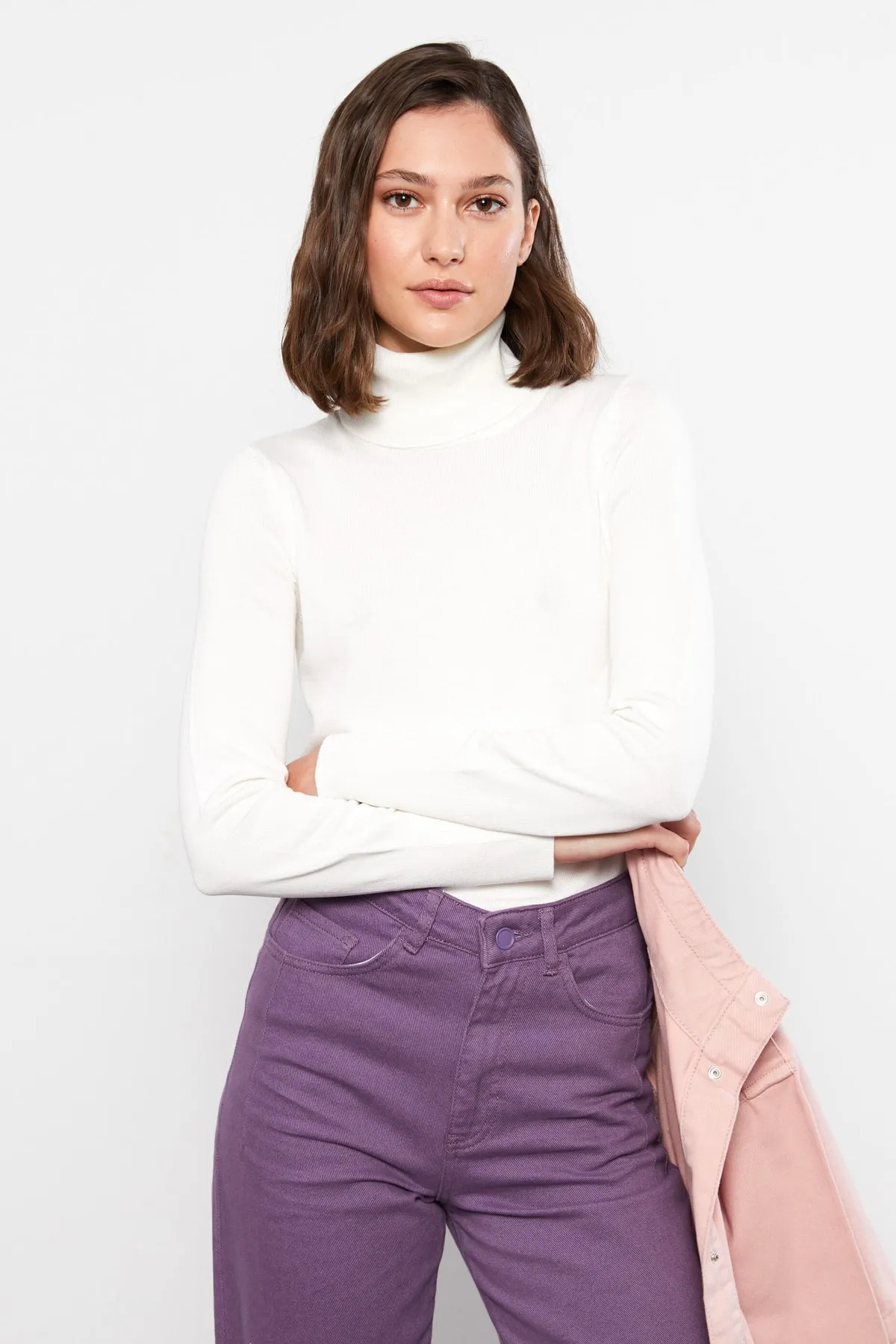 LC Waikiki  Pullover - Lila - Regular Fit
