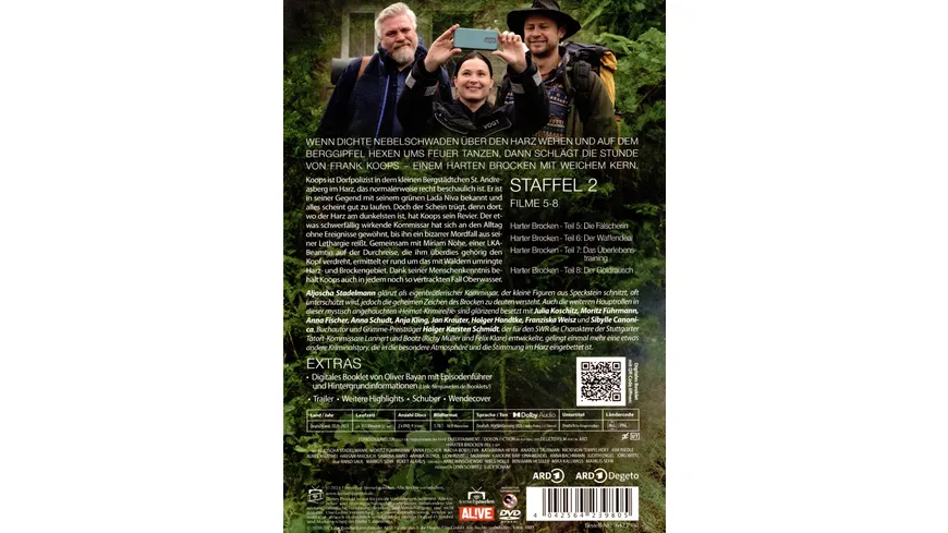 Harter Brocken - Staffel 2 (Filme 5-8)  [2 DVDs]