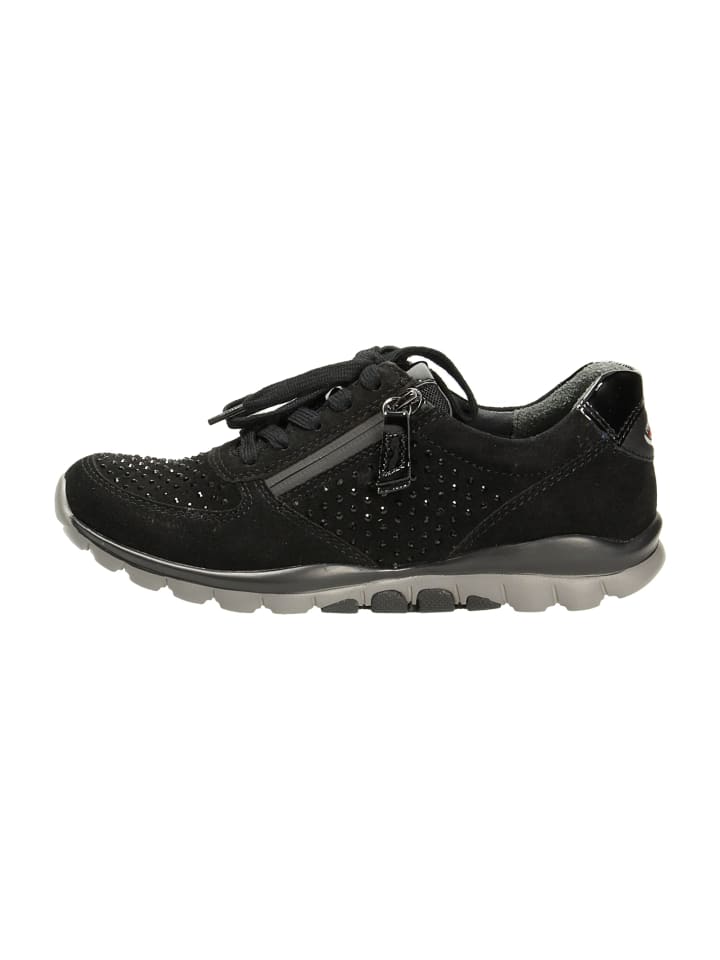 rollingsoft Komfort Schnürschuhe in Schwarz günstig kaufen