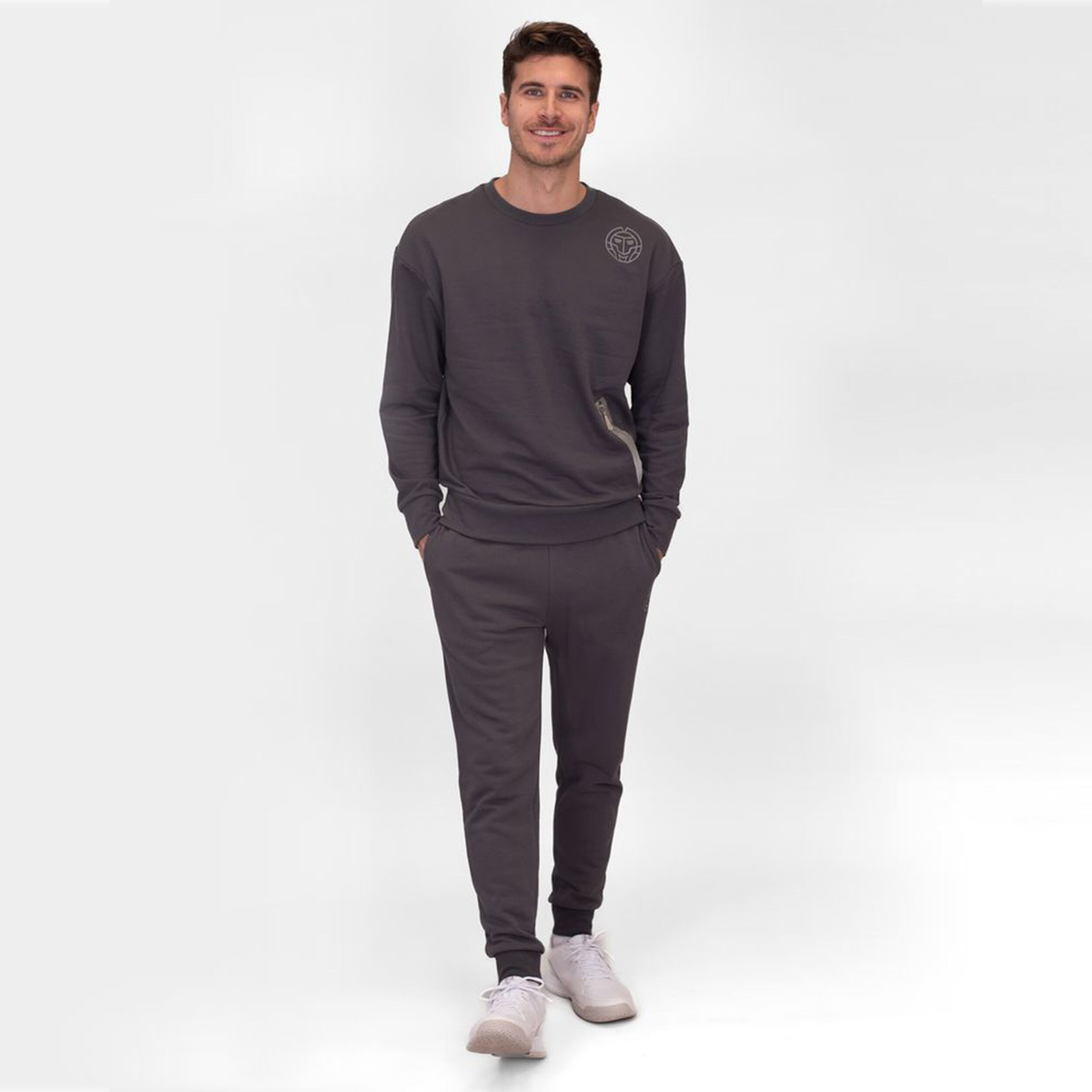 Chill Wide Leg Trainingshose Herren - Grau
