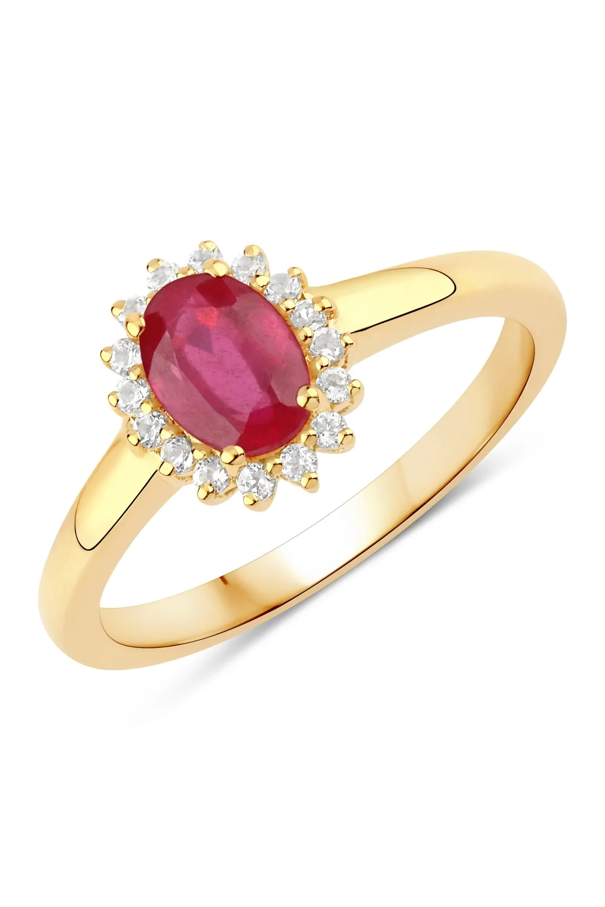 Rafaela Donata  Ring - Goldfarben - Rubin