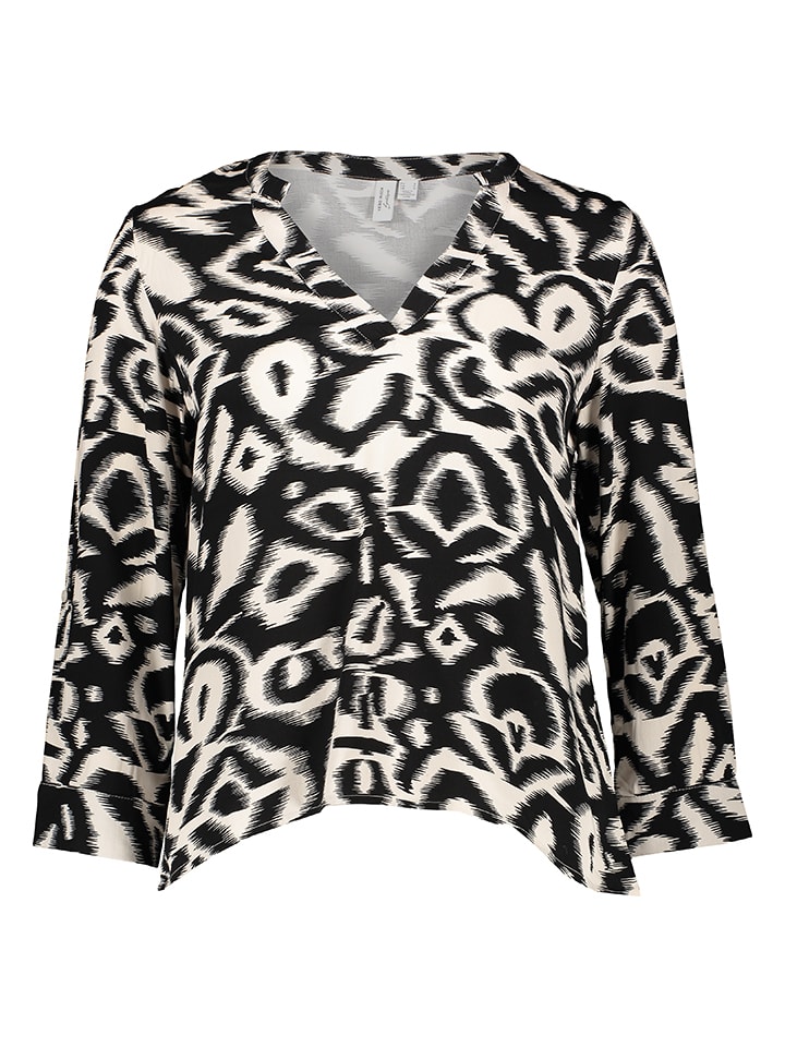 Vero Moda Bluse in Schwarz/ Creme günstig kaufen